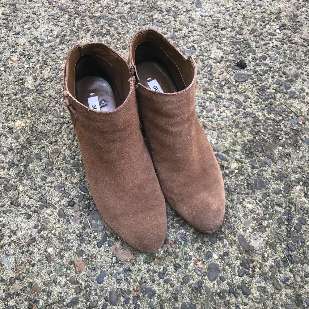 Suede ankle boots